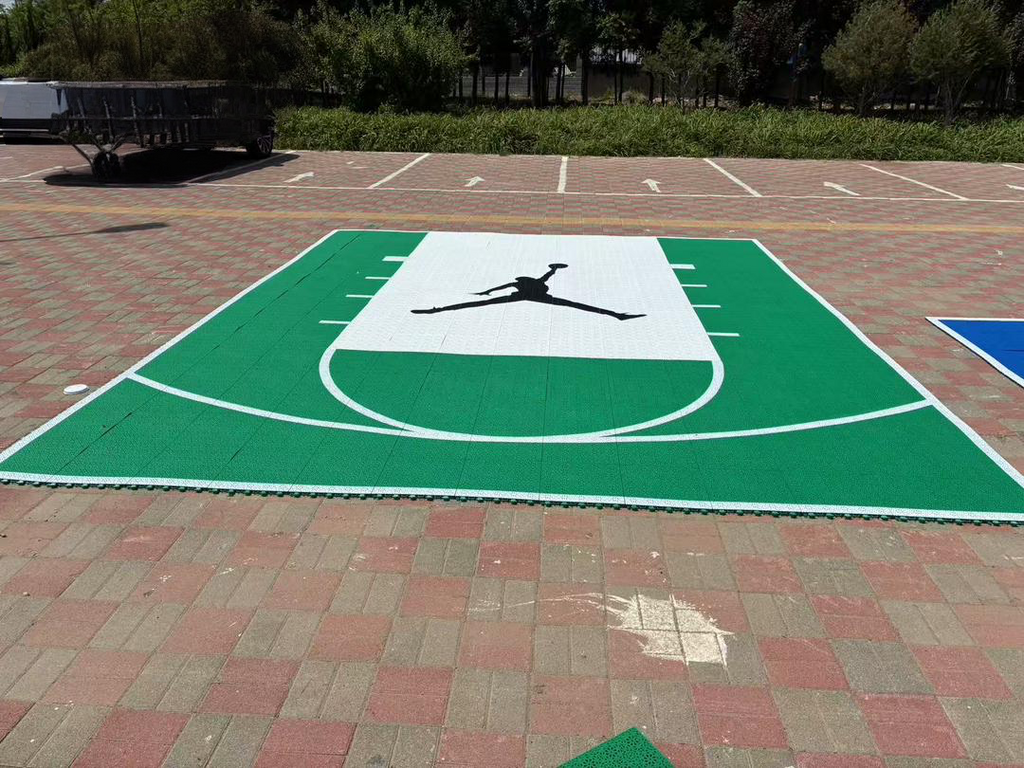 EZ Basketball Court- 5m x 4m- Non-cushioned Tiles
