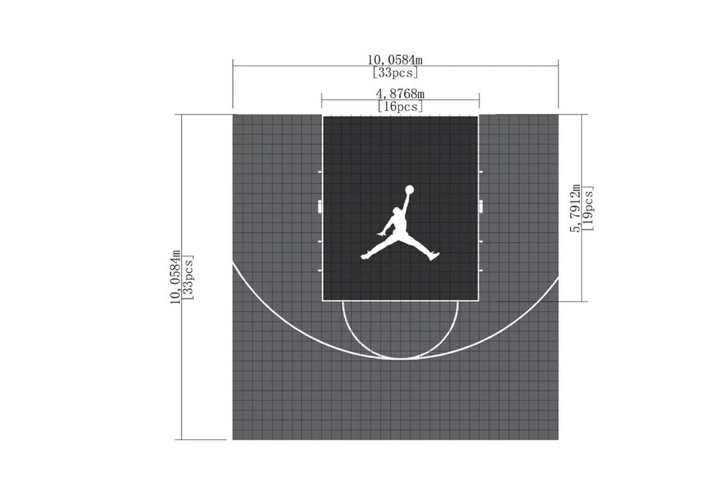 EZ Basketball Court- 10m x 10m