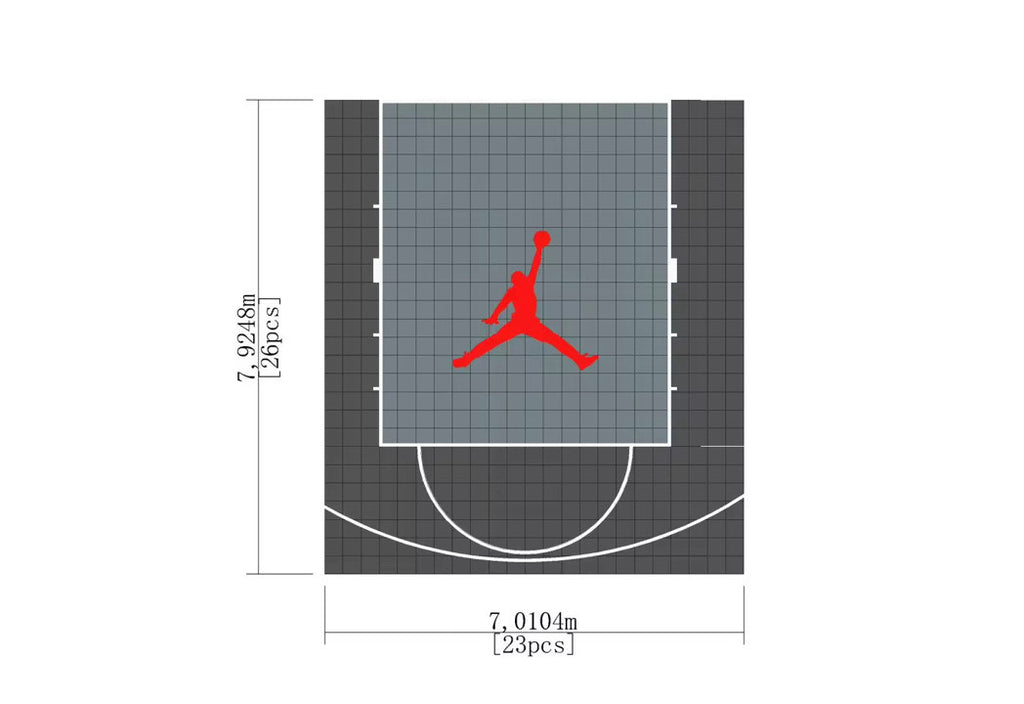 EZ Basketball Court- 8m x 7m