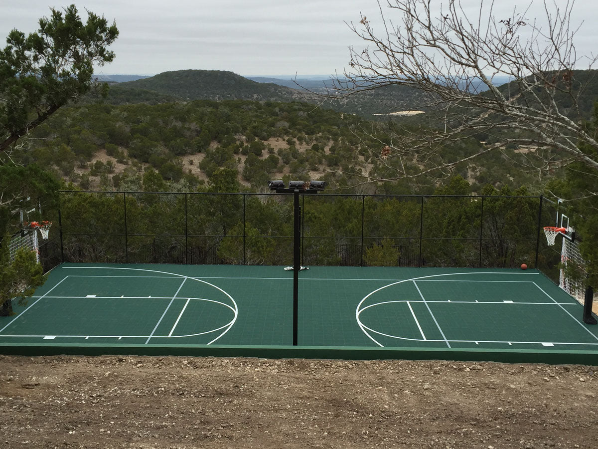 Full-Sized Basketball Court (28m x 15m) – Bring the Game Home